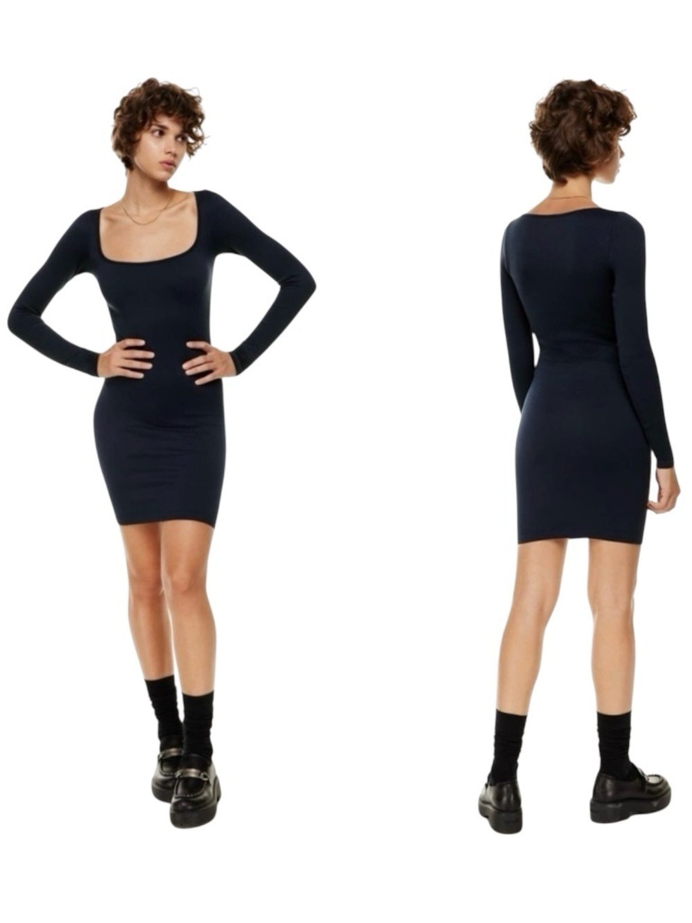 Sunday Best Delta Sinchseamle Dress in Total Eclipse Size Large NWT